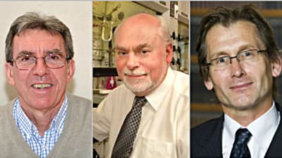 Jean-Pierre Sauvage, Sir J. Fraser Stoddart och Bernard L. Feringa fick Nobels kemipris 2016