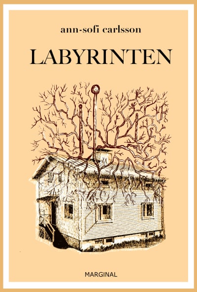 Pärmen till Ann-Sofi Carlssons bok "Labyrinten".