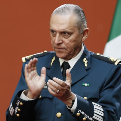 Salvador Cienfuegos Zepeda toimi Meksikon puolustusministerinä vuosina 2012-2018. Kuva vuodelta 2016.