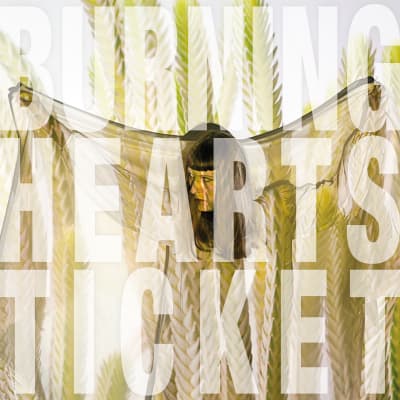 Bild på Jessika Neuman med texkten Burning Hearts Ticket.