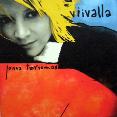 Skivomslag av Jonna Tervomaas skiva Viivalla