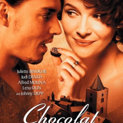 FIlmaffischen till Lasse Hallströms film Chocolat.