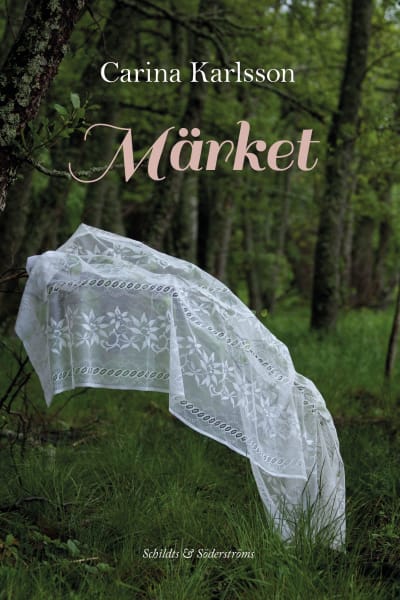 Pärmbilden till Carina Karlssons roman "Märket" om häxförföljelserna på Åland på 1600-talet.