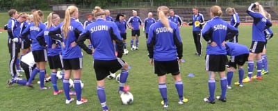 Finlands damlandslag i fotboll, 2013.