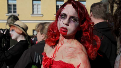 Zombiewalk i Helsingfors 2012.