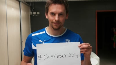 Kasper Hämäläinen är ambassadör för #ligatipset2014