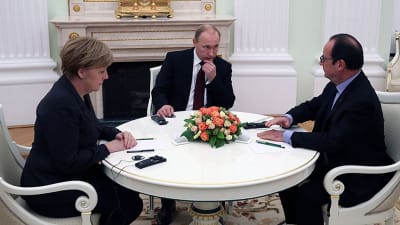 Förhandlingar om Ukraina i Kreml
