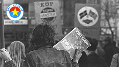 Vietnamdemostration på 1960-talet.