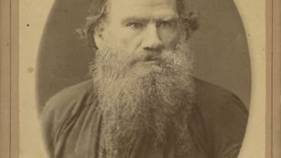 Porträtt av författare Leo Tolstoy