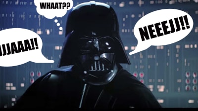 Photoshoppad bild på Darth Vader, X3M