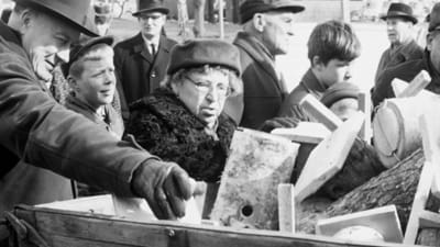 Folk köper fågelholkar, 1965
