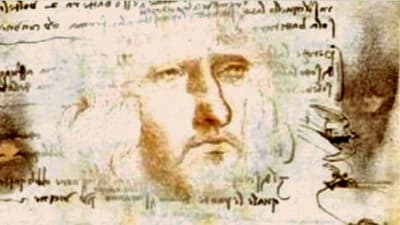 Självporträtt av Leonard da Vinci