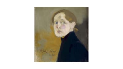 Ateneum har köpt Helene Schjerfbecks självporträtt från 1912.