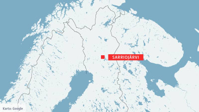 Sarriojärvi i Lappland