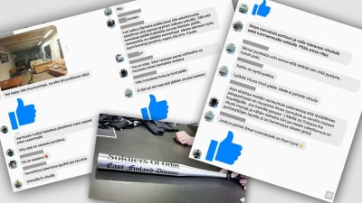 Skärmdumpar av diskussioner på Soldiers of Odins privata facebookgrupper.