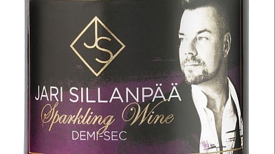 Etiketten på Jari Sillanpää-skumvin