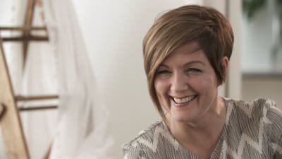En leende Maria Sundblom-Lindberg