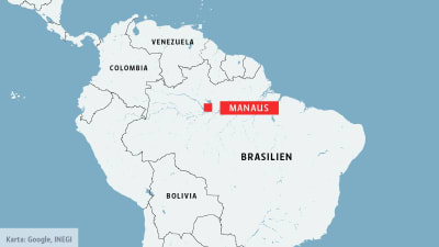 Manaus i Brasilien