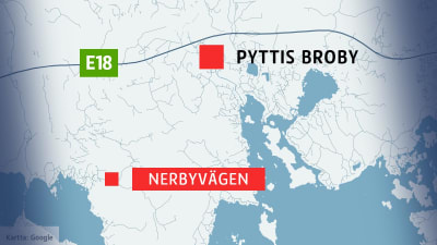 Karta över Pyttis