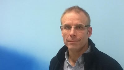 Informatör Max Holm på Rädda barnen