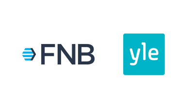 FNB:s och Yles logon
