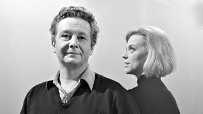 Skådespelarparet Pöysti och Ulfsson 1966. 