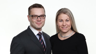Sami Kilpeläinen och Piia Kattelus från Medborgarpartiet
