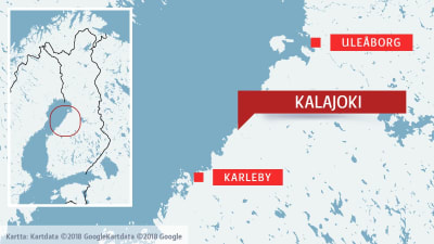 Kalajoki på en karta.