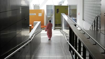 Patient i Mejlans sjukhus. 