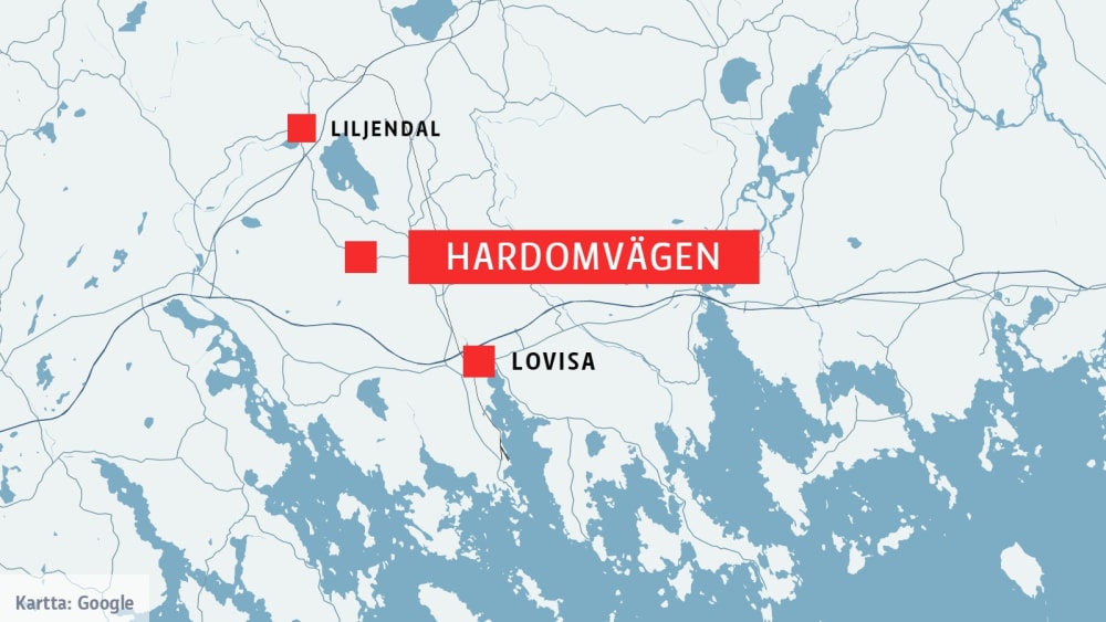 Tre personer påkörda i Liljendal – Östnyland – 