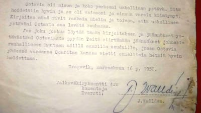 Ett gammalt brev.