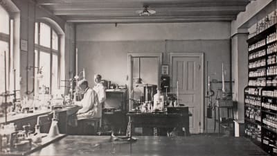 Beiersdorf produktutvecklingslaboratorium där man år 1914 utvecklade tvål och fuktkrämer.