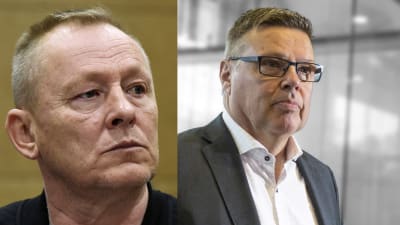 Två bilder sammanfogade brevid varandra. Bilderna är porträtt på två medelålders män.