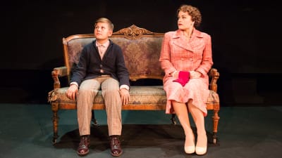 William Malkamäki och Amanda Nyman i Kungens tal.