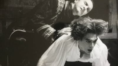 Fred Negendanck som Salieri med Riko Eklundh som Mozart på ÅST 1992-93