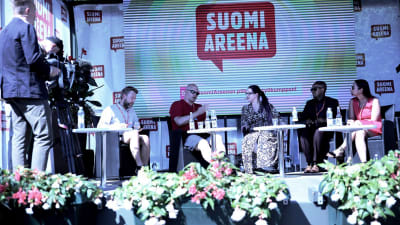 Mediediskussion på SuomiAreena