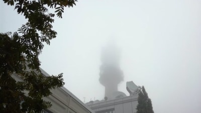 Tät dimma i Böle i Helsingfors den 25.9.