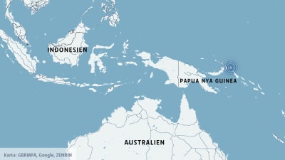 Jordskalv i Papua Nya Guinea