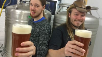 Patrik Niskanen och Matti Laakso startade ett bryggeri i S:t Karins.