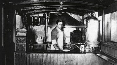 Louis Lassens lunchvagn (bilden tagen 1907-1916)