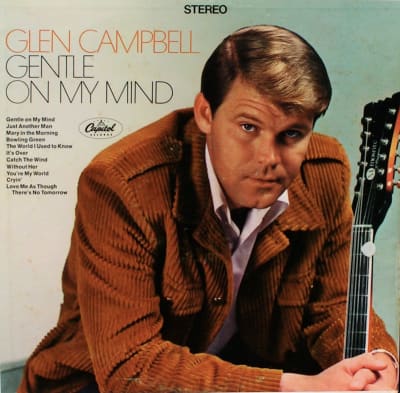 Glen Campbell, Gentle On My Mind, skivomslag