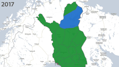 Resultatet i kommunalvalet i norra Finland 2017