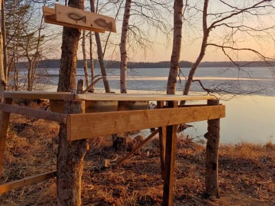 Fiskrensningsställe. Aki Sandström, Saarijärvi.