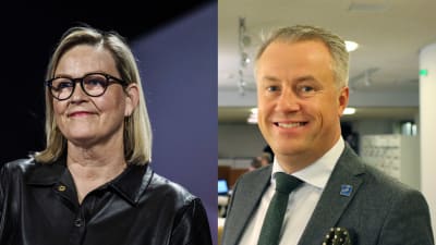 Eva Biaudet och Marcus Rantala bredvid varandra.