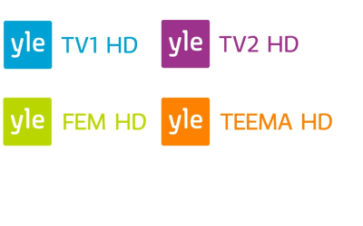 Logotyper för Yles HD-kanaler
