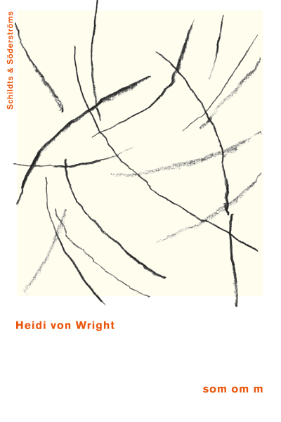 Pärmbilden till Heidi von Wrights lyriksamling "som om m".