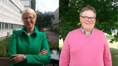 Marina Furuhjelm och Peter Remahl.