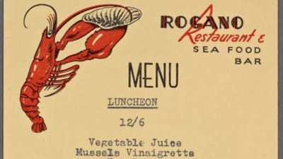 Lunch held by Rogano Restaurant & Sea Food Bar at Rogano Restaurant & Sea Food Bar.