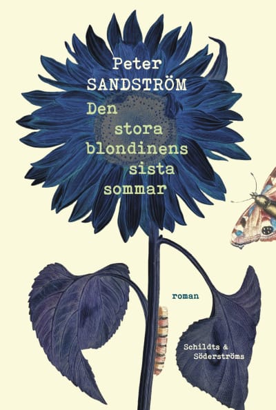 Omslaget till Peter Sandströms roman "Den stora blondinens sista sommar".