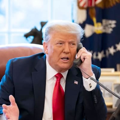 Donald Trump den 6 januari 2021, då stormningen av Kapitolium ägde rum.